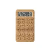 Desktop creative office financial accounting dedicated calculator uv Creative simulation Bamboo 12-digit large screen calculator Application Scenario
